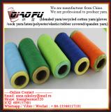 various color open end dyed recycled cotton blended cotton weaving yarn Ne6s